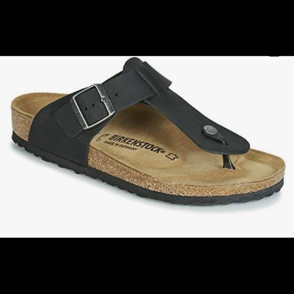 NIB NOWT Birkenstock Medina Black UK size 43 US size Women’s 10. US Men’s 12.